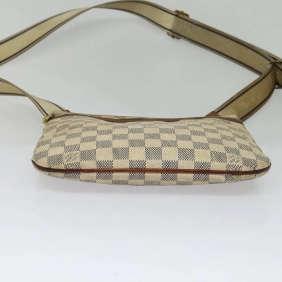 LOUIS VUITTON Damier Azur Pochette Bosphore Shoulder Bag N51112 LV Auth BA2172 - Picture 7 of 16